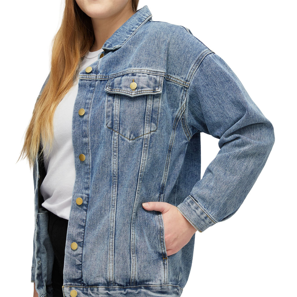 Women’s Denim Jacket - Loon Circle - Boundary Waters Edition