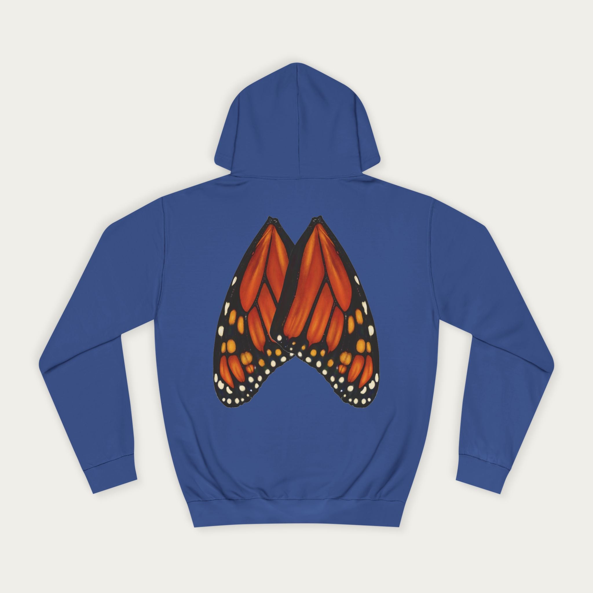 Unisex Monarch Wing Hoodie — Nature‑Inspired Everyday Wear