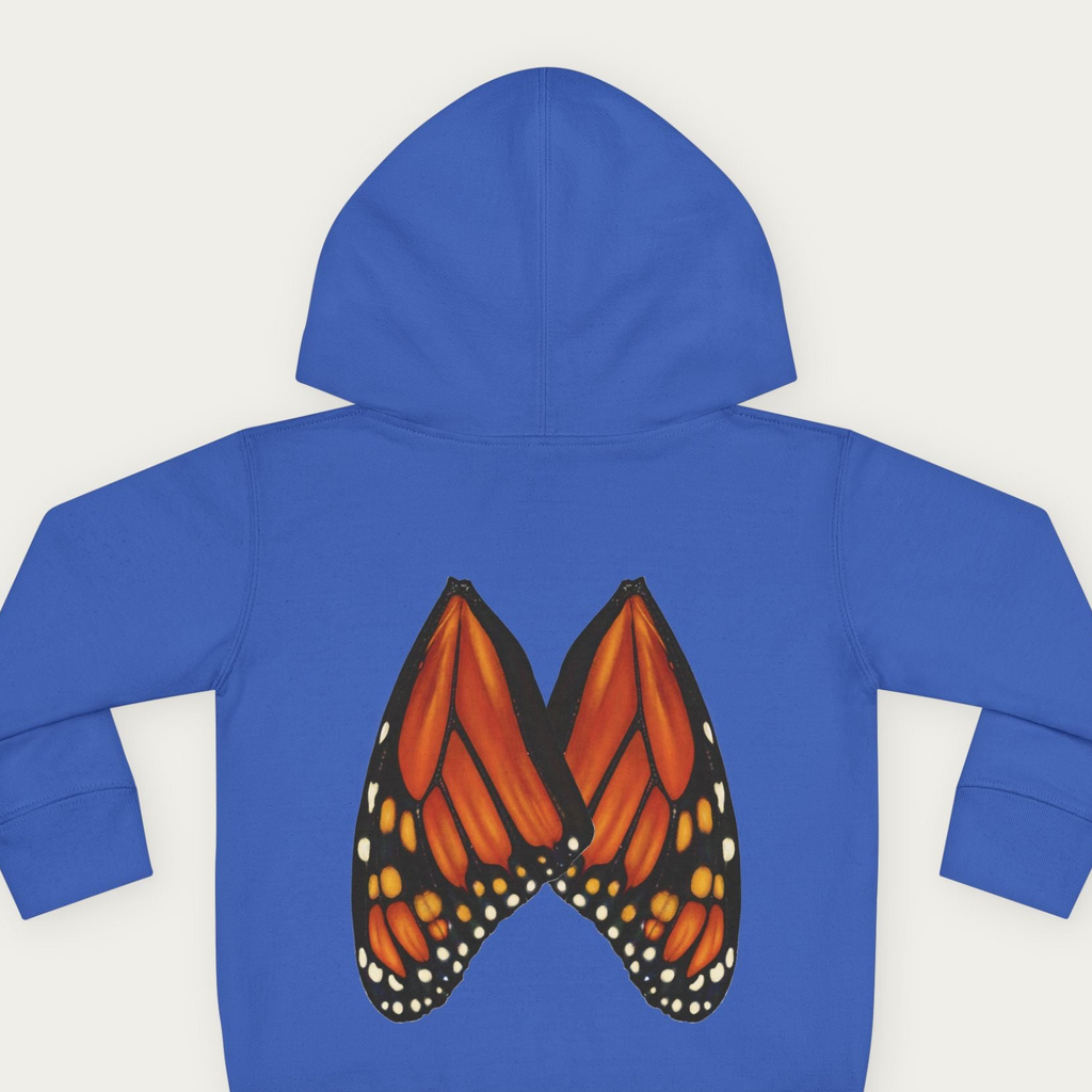 Toddler Monarch Wing Hoodie — Nature‑Inspired Playwear