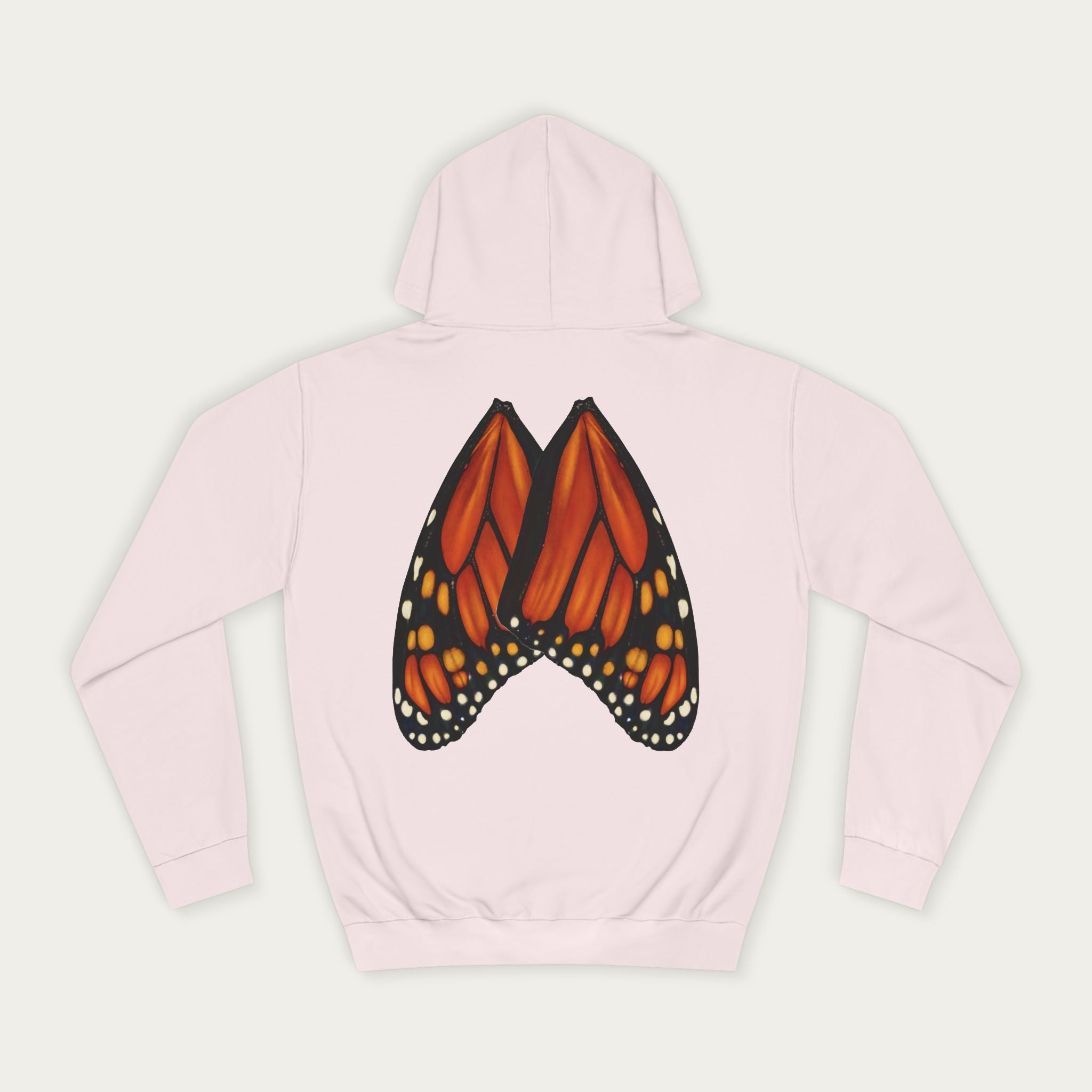 Unisex Monarch Wing Hoodie — Nature‑Inspired Everyday Wear