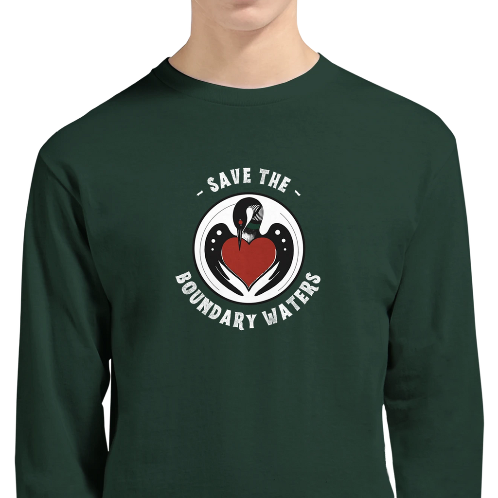 Unisex Longsleeve Shirt - BWCA Loon
