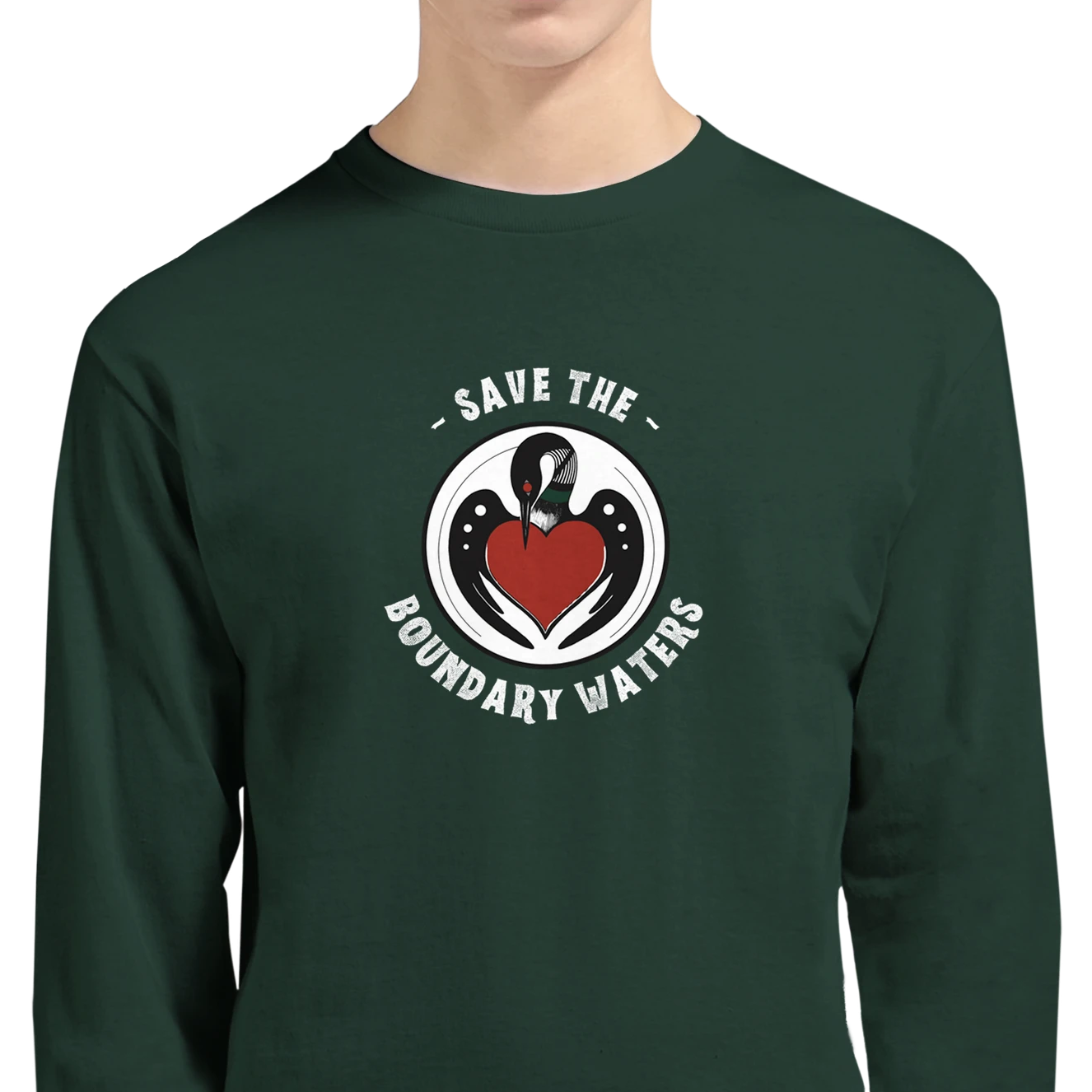 Unisex Longsleeve Shirt - BWCA Loon