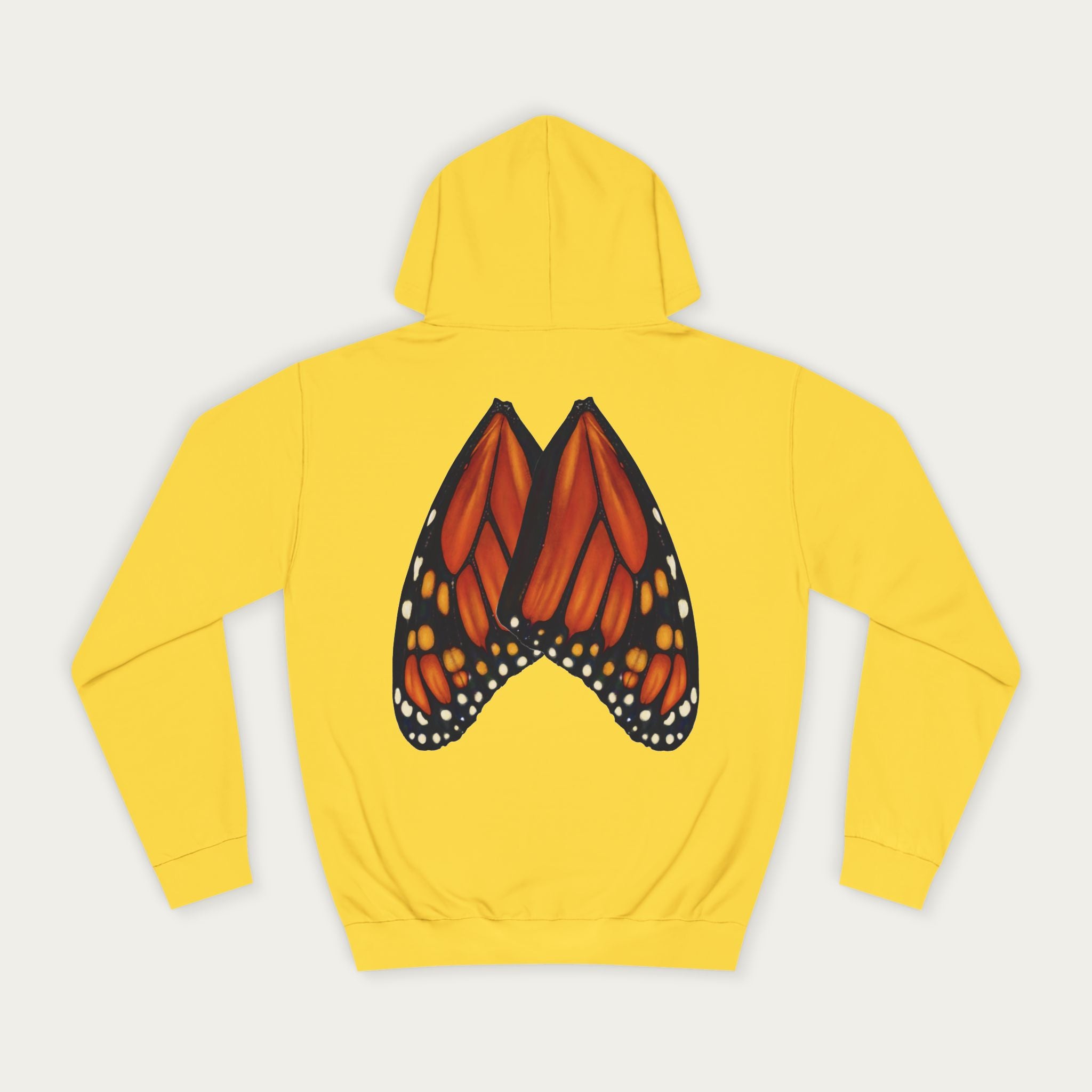 Unisex Monarch Wing Hoodie — Nature‑Inspired Everyday Wear