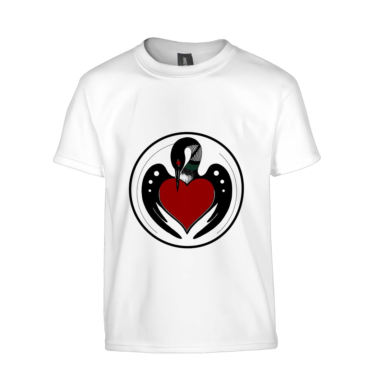 Kids Cotton T Shirt - BWCA MN Loon - Made in USA