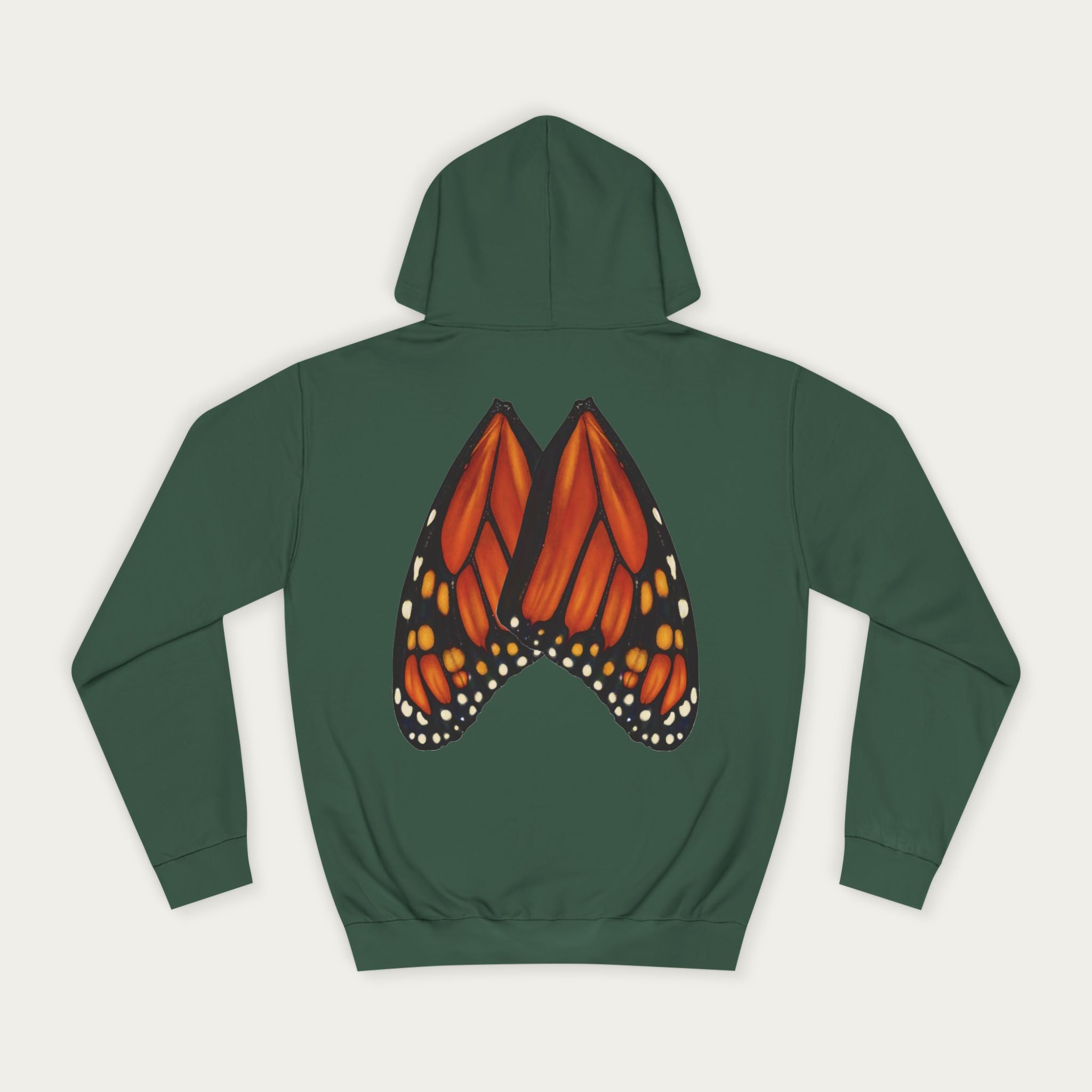 Unisex Monarch Wing Hoodie — Nature‑Inspired Everyday Wear
