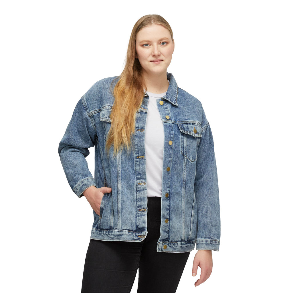 Women’s Denim Jacket - Loon Circle - Boundary Waters Edition