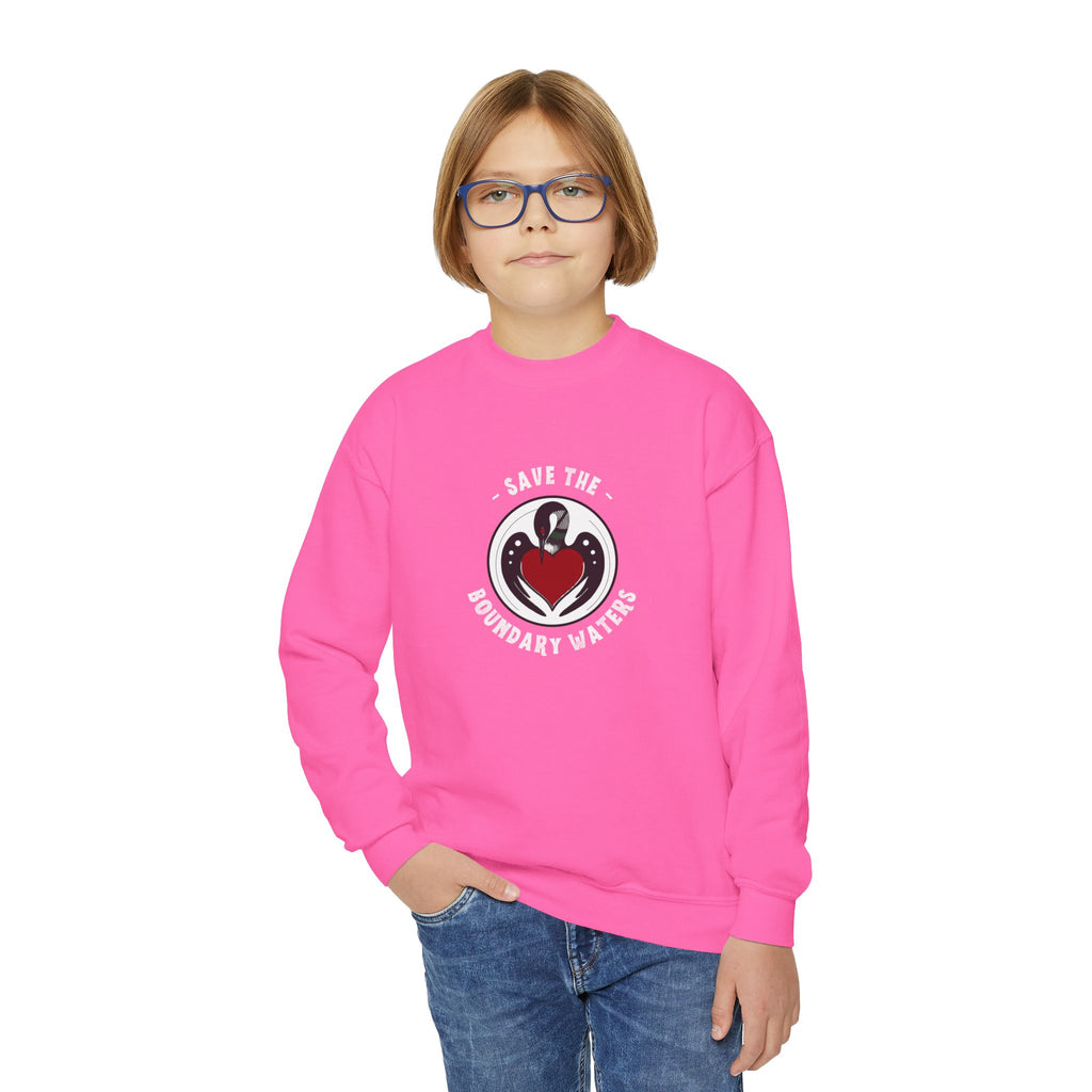 Youth Crewneck Sweatshirt - BWCA Loon (Made in USA)