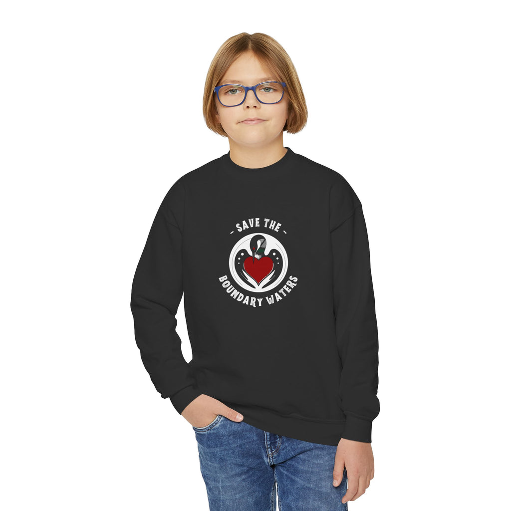 Youth Crewneck Sweatshirt - BWCA Loon (Made in USA)