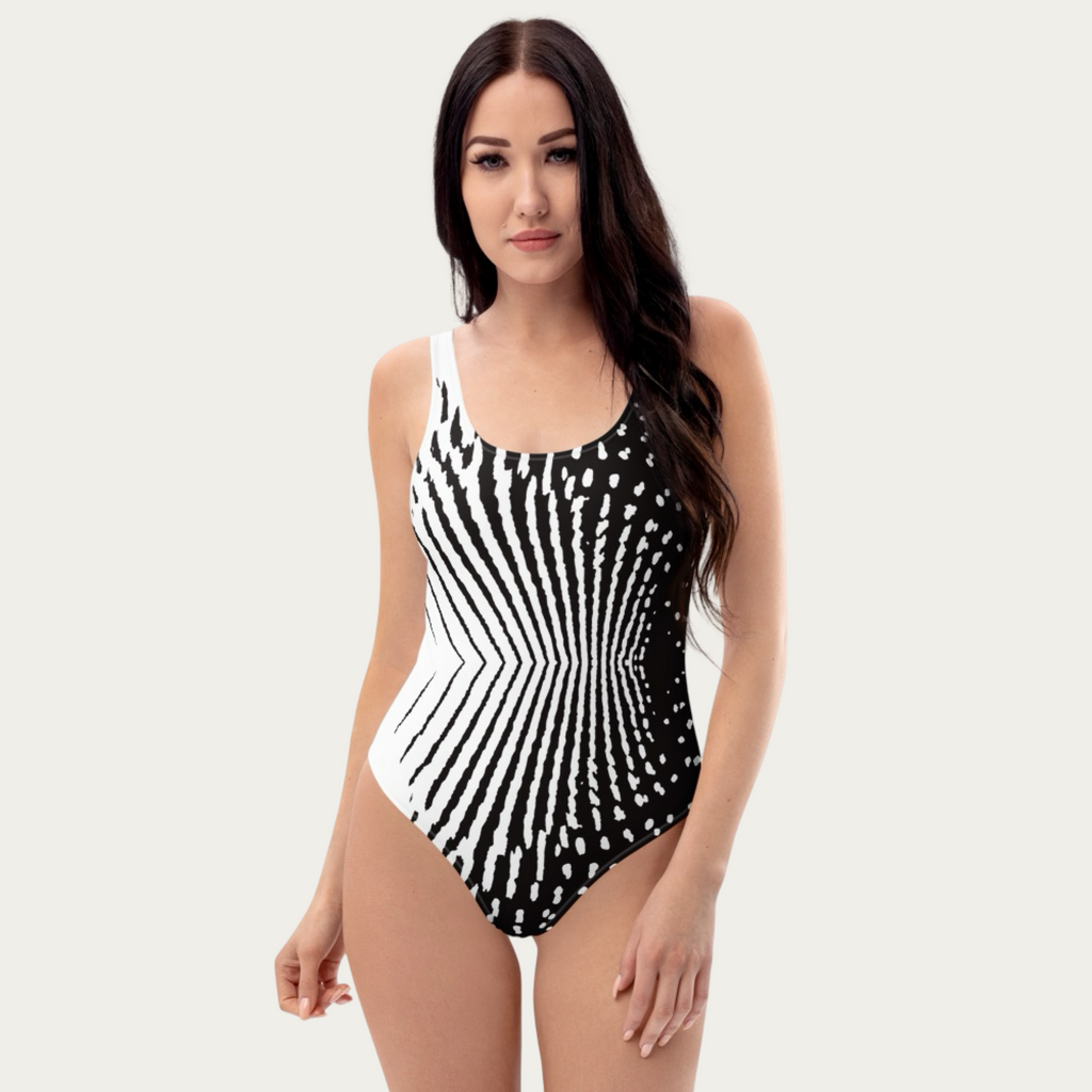 Loon Pattern - Women's One‑Piece Swimsuit