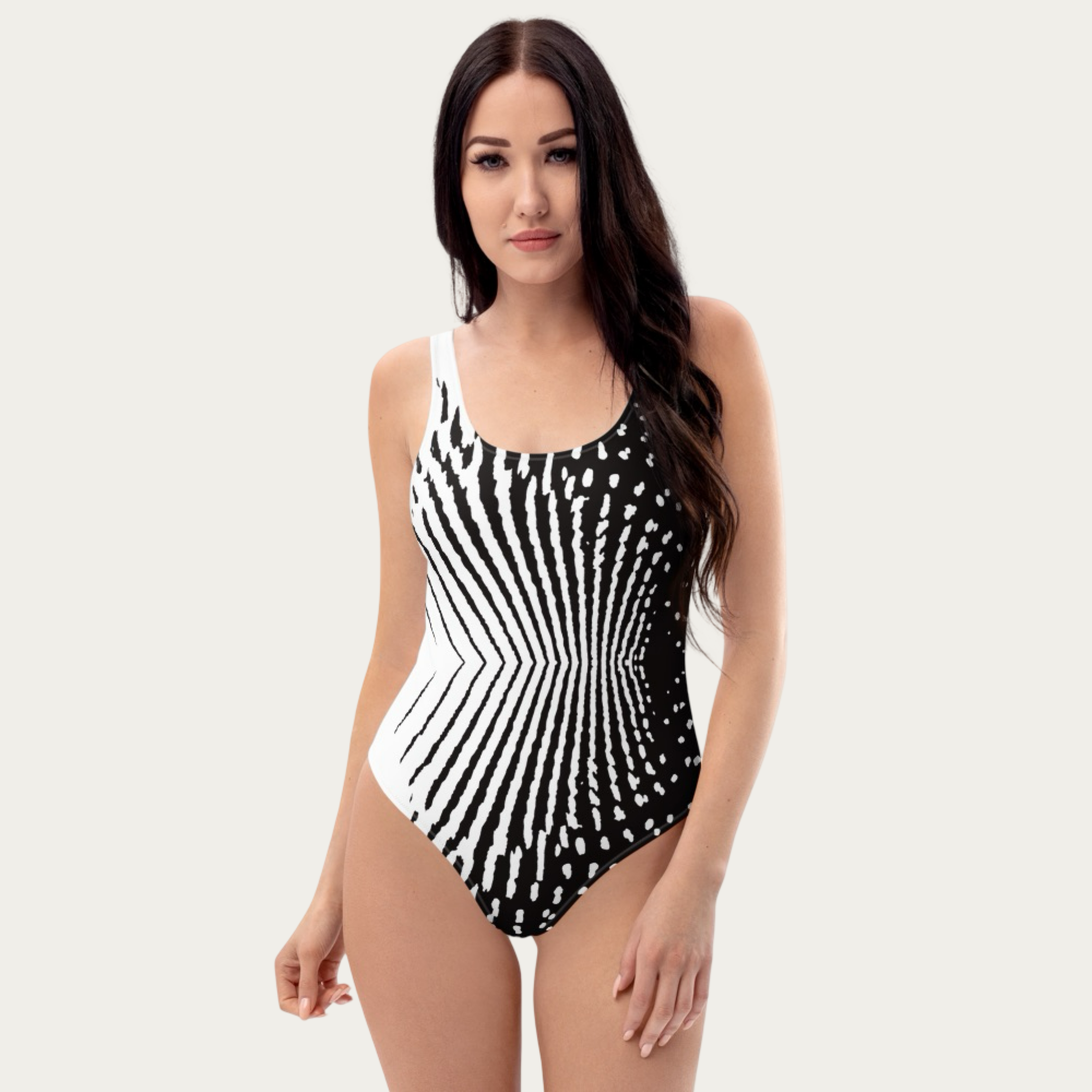 Loon Pattern - Women's One‑Piece Swimsuit