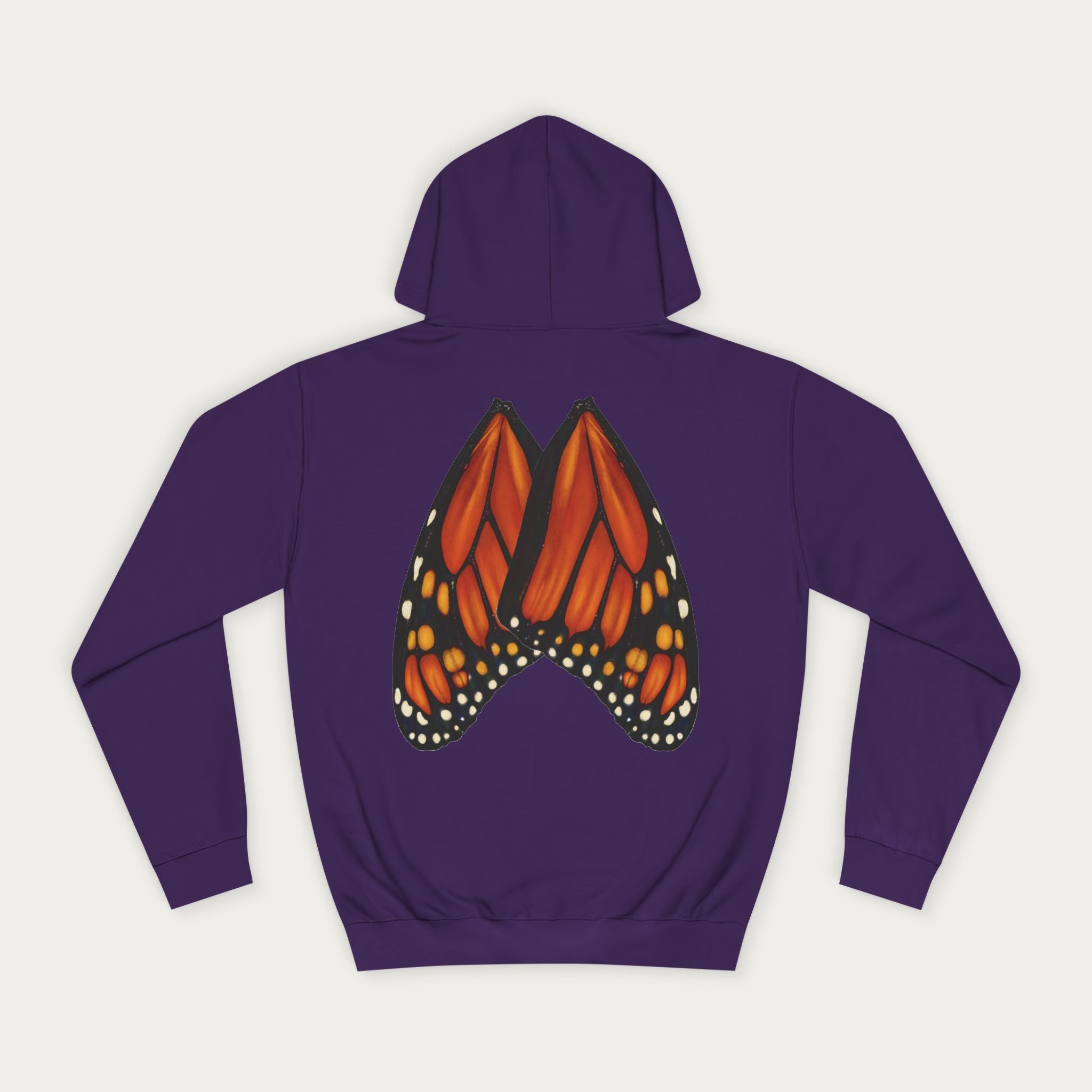 Unisex Monarch Wing Hoodie — Nature‑Inspired Everyday Wear