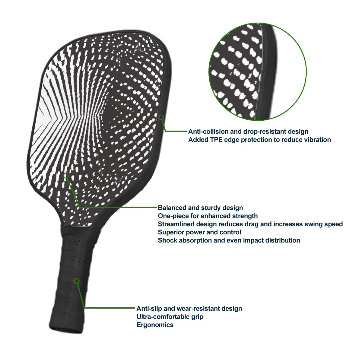 Loon Print - Pickle Ball Paddle