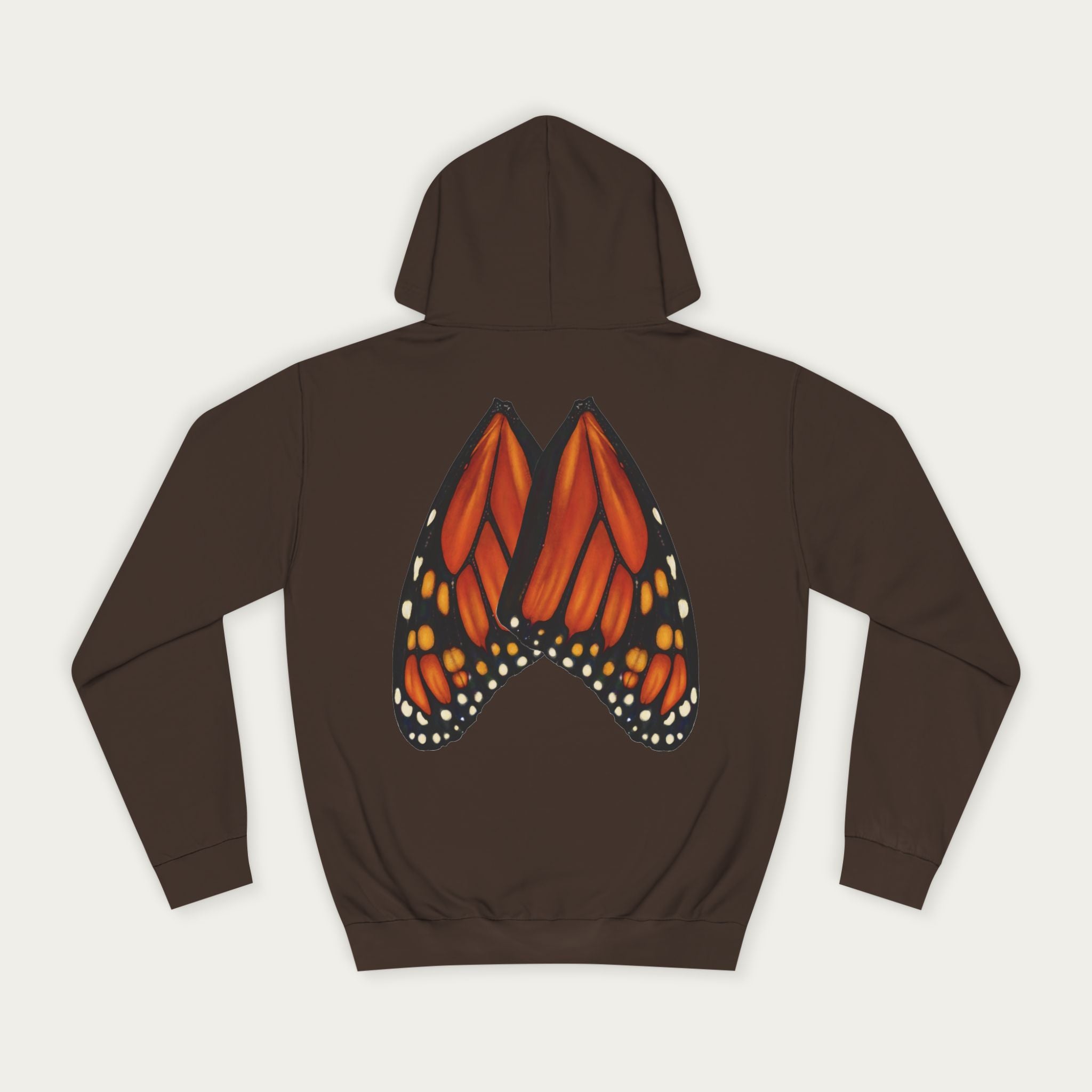 Unisex Monarch Wing Hoodie — Nature‑Inspired Everyday Wear