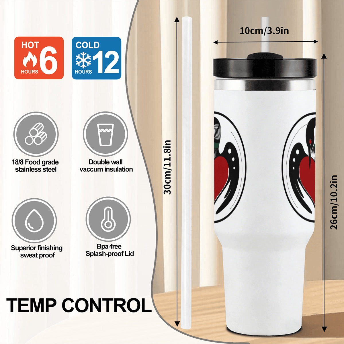 40oz Tumbler - BWCA Loon (Made in USA)