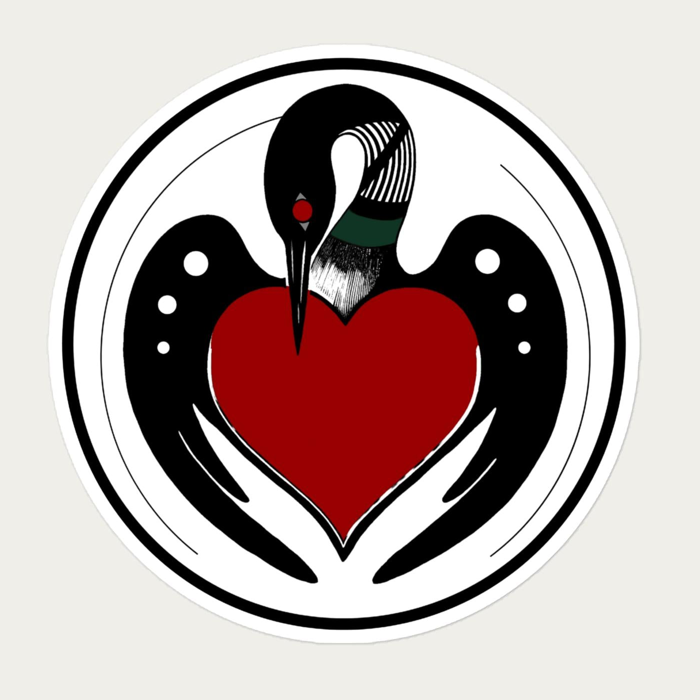 Loon Kiss-cut vinyl decals