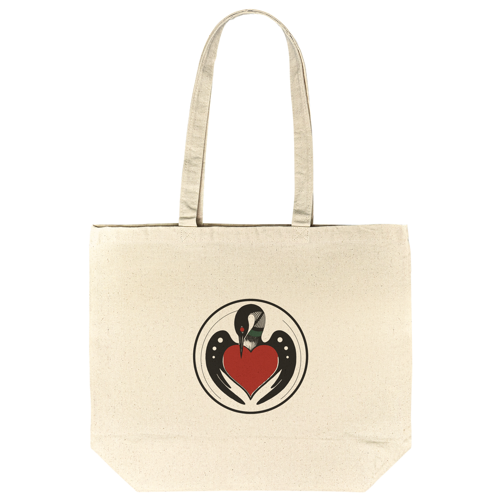 minnesota-circle-loon-emblem-mn-artist-drawn-cotton-canvas-tote-grocery-size-flat-lay