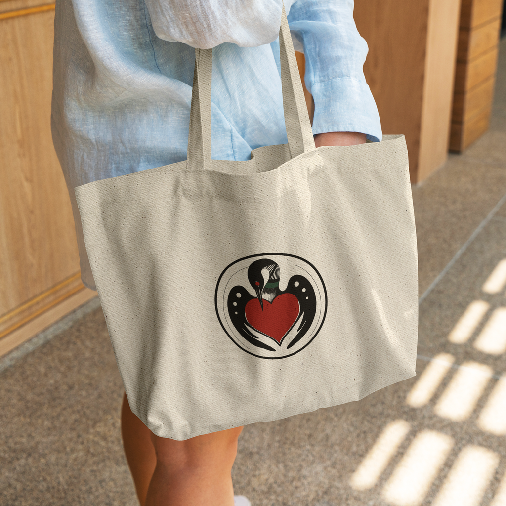 minnesota-circle-loon-emblem-mn-artist-drawn-cotton-canvas-tote-grocery-size-with-model