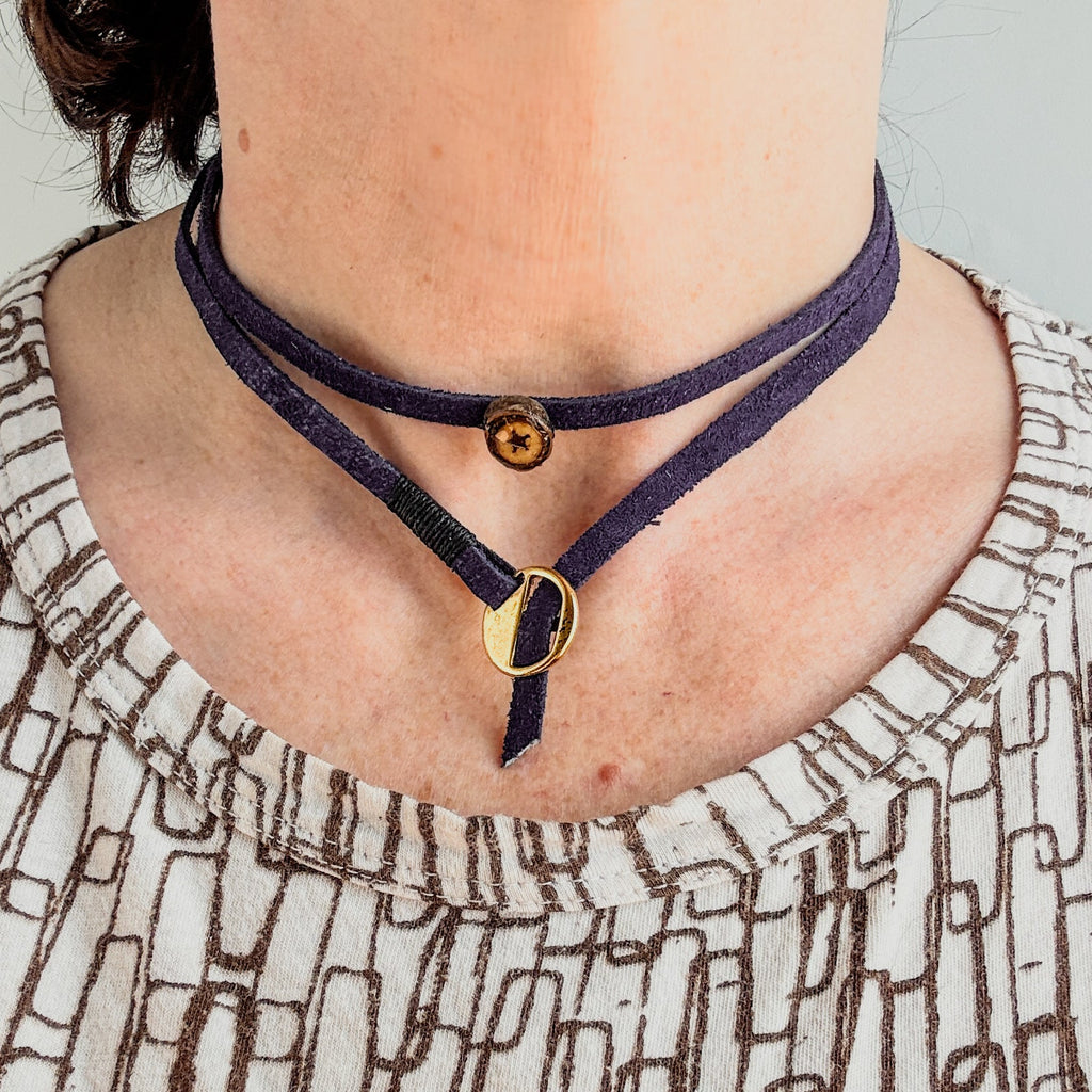 Tree - Made Star on Leather - Isms Butterfly Conservation ArtMultiwear jewelry