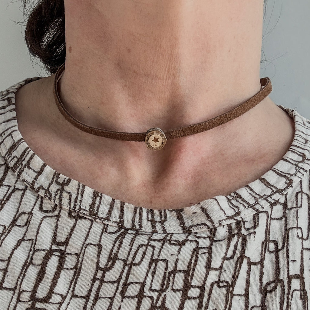 Tree - Made Star on Leather - Isms Butterfly Conservation ArtMultiwear jewelry