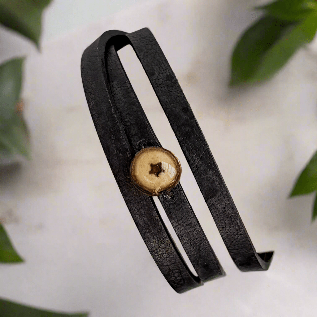 Tree - Made Star on Leather - Isms Butterfly Conservation ArtMultiwear jewelry