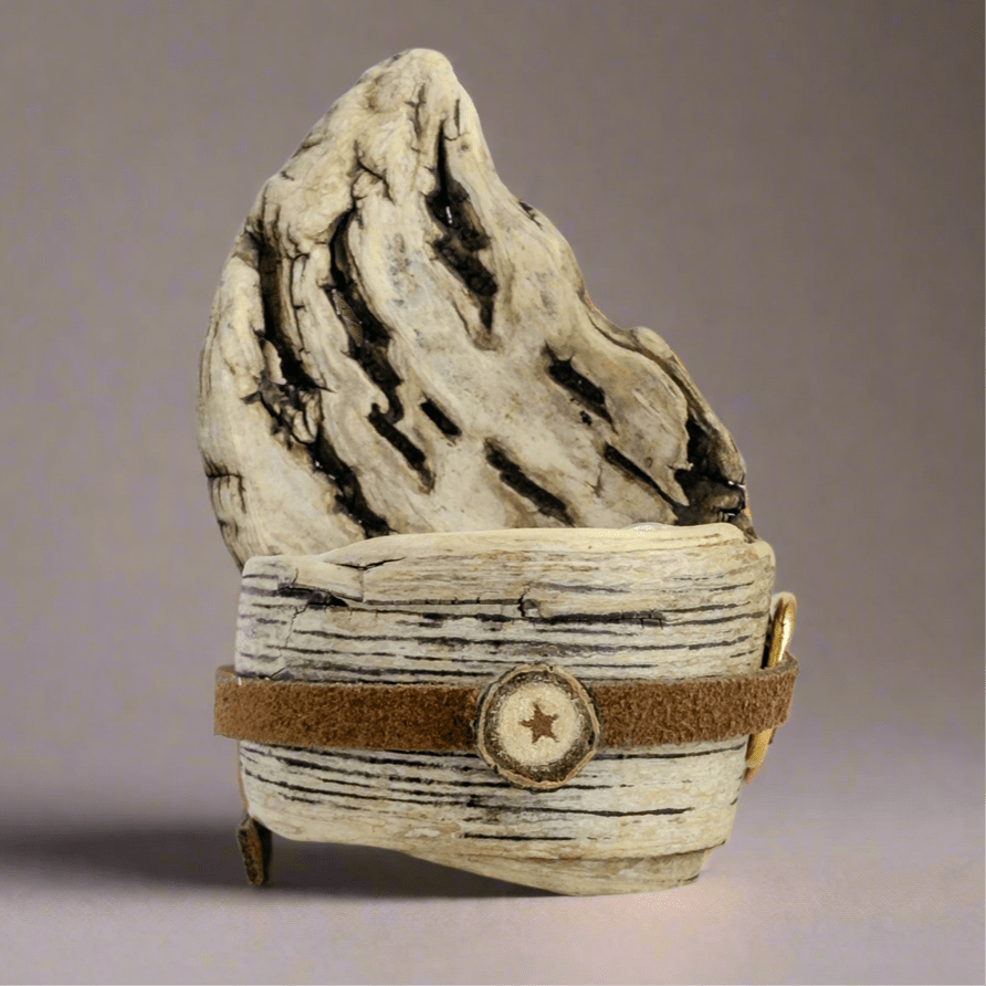 Tree - Made Star on Leather - Isms Butterfly Conservation ArtMultiwear jewelry